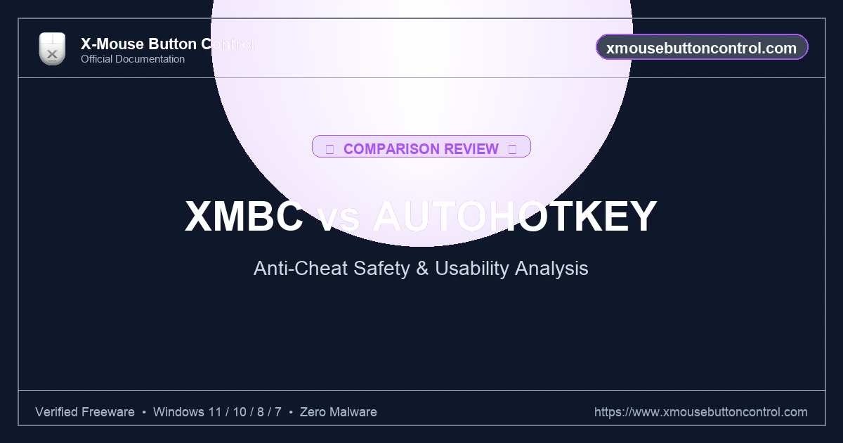 XMBC vs AutoHotkey Comparison - xmousebuttoncontrol.com
